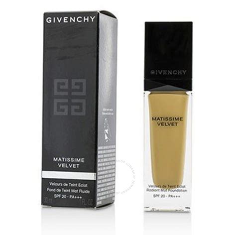 givenchy matissime velvet 05 mat honey|Givenchy Matissime Velvet SPF 20 Foundation .